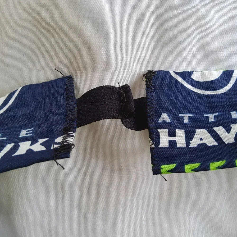 Handmade Seattle Seahawks Headband Sport Hair Accessory Game Day Workout Gear